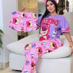 Lotso Bear Pajama Set New